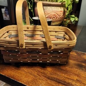 Longaberger 86 Easter Dave Longaberger Signed Series Medium Chore Basket. 12x8